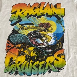 American Apparel Small long sleeve graphic tee